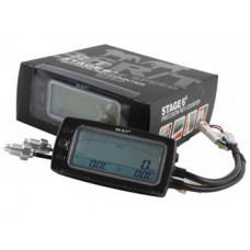 CONTAGIRI E TERMOMETRO STAGE6 R/T, INCL. 2 SENSORI TEMPERATURA, FUNZIONE OROLOGIO, NERO